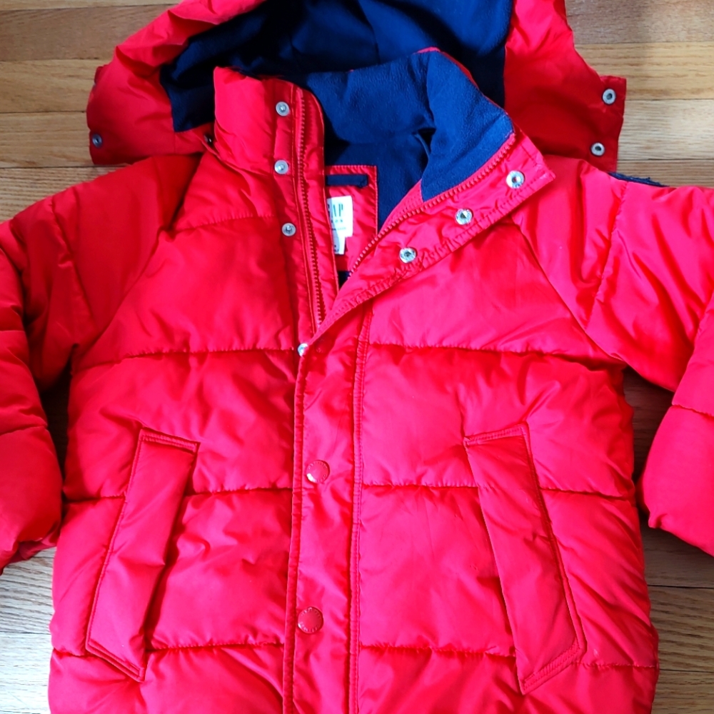 Gap Kids Red Puffer Jacket